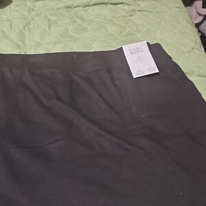 Croft & Barrow Black Skorts Versatile Style